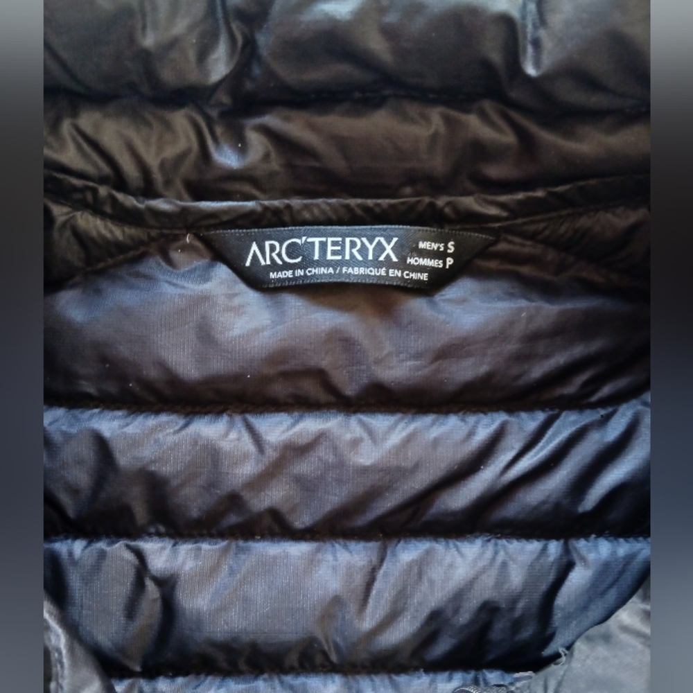 Arcteryx CERIUM SL In Black Puffer Down Jacket Size S - Picture 5 of 11